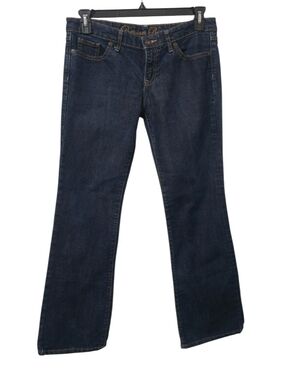 Gap Premium Bootcut Jeans Dark Wash Denim Low Rise 8/29 Bootcut 2012 Stretch